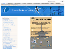 Tablet Screenshot of lohjantaekwondoseura.fi